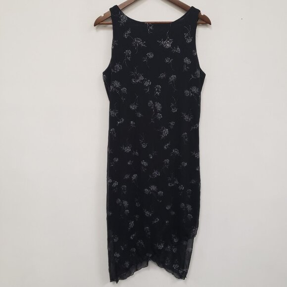 Vintage Fashion Bug Womens Y2K Glitter Whimsigoth Midi Dress Size M Fairy Grunge - Picture 1 of 10